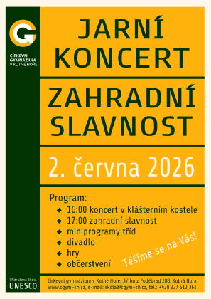 Jarní koncert a zahradní slavnost
