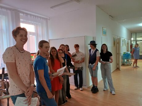 Studenti v nemocnici